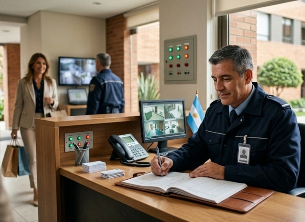 Conserje Portero para Condominio Diurno y Nocturno